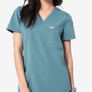 Figs Catarina Scrub Top - Hydrogreen